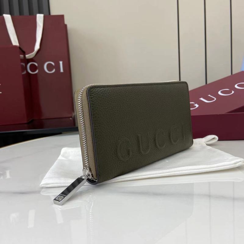 Портмоне Gucci с тиснением и молнией