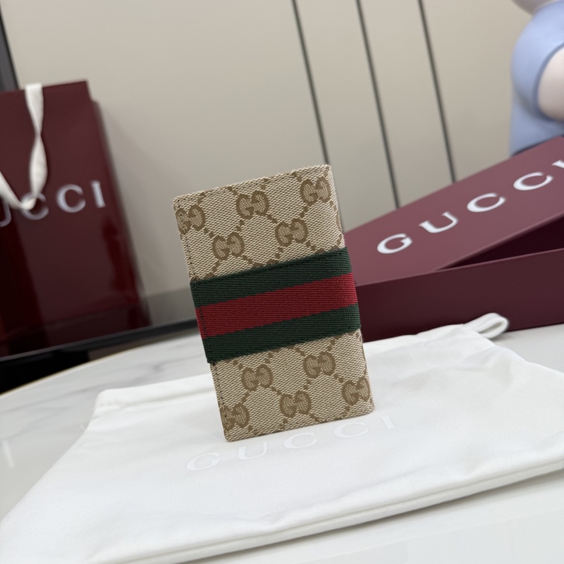 Портмоне Gucci с монограммой и полосой