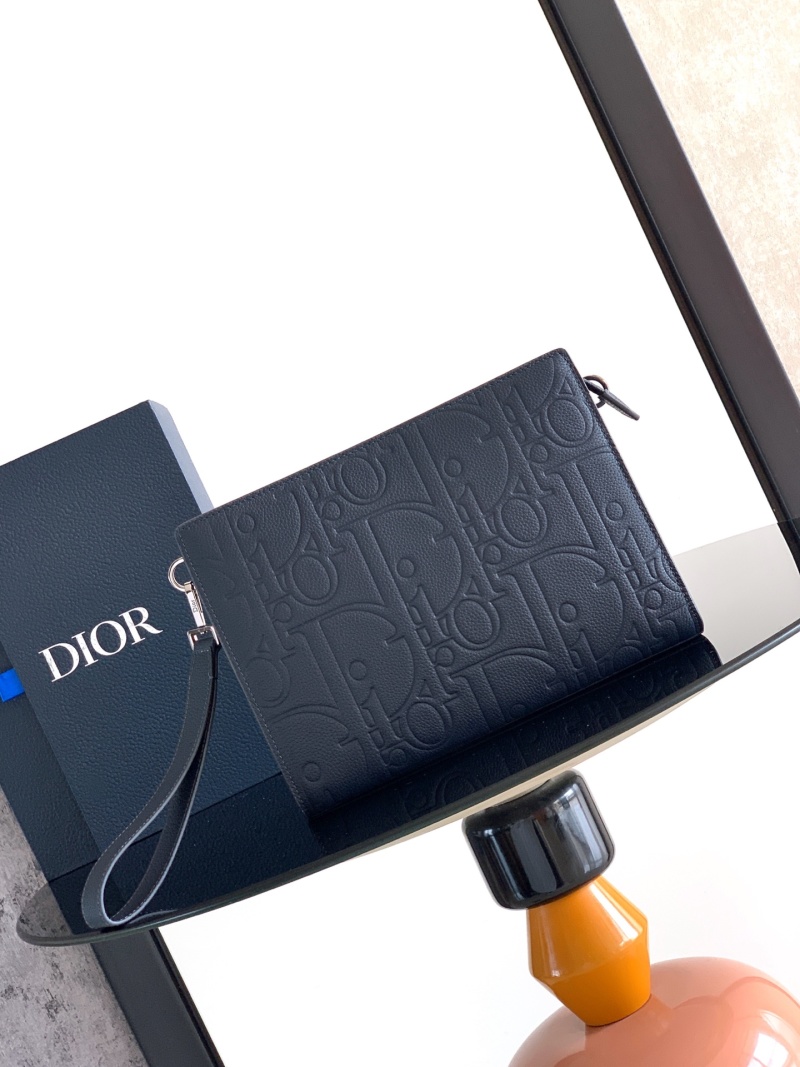 Портмоне Dior с логотипом и ремешком