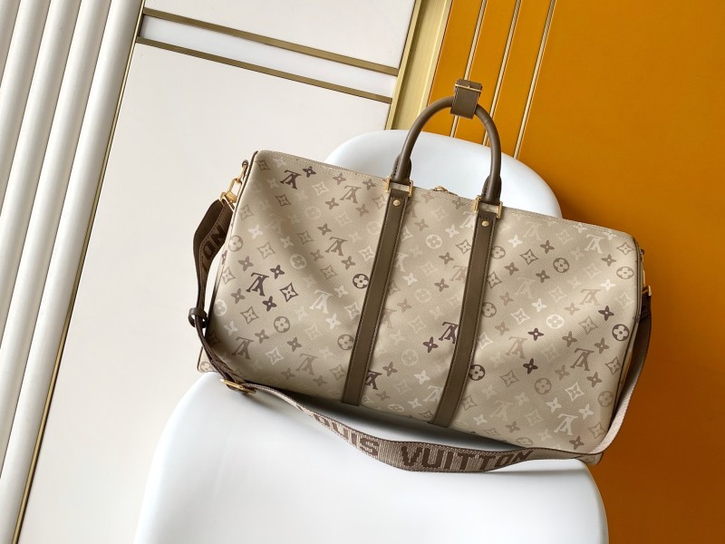 Дорожная сумка Louis Vuitton Keepall Bandoulière 50, песочный цвет