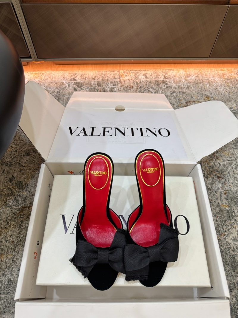 Женские туфли-сабо Valentino с бантом Valentino Garavani