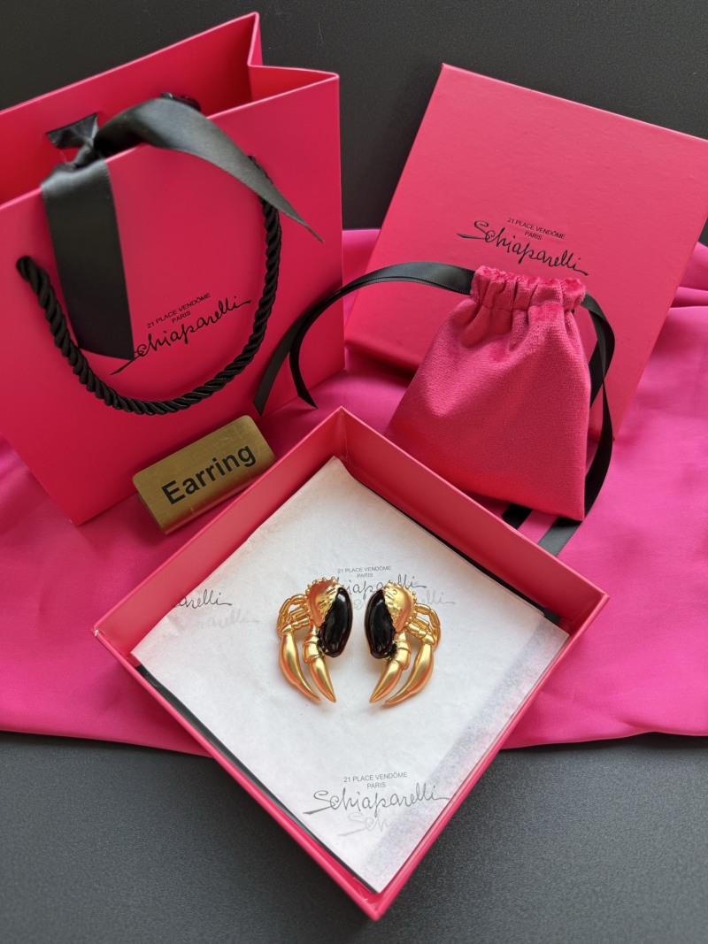 Серьги в виде крабов Schiaparelli