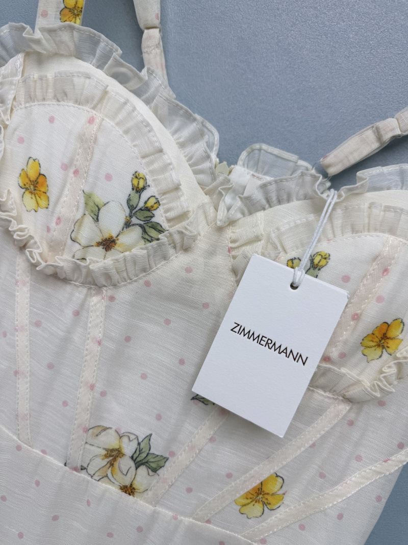 Повседневное платье с цветочным принтом Zimmermann
