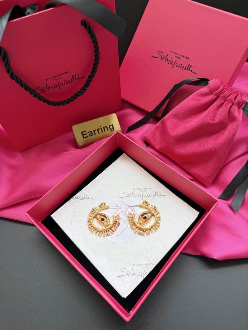 Серьги Schiaparelli с глазами