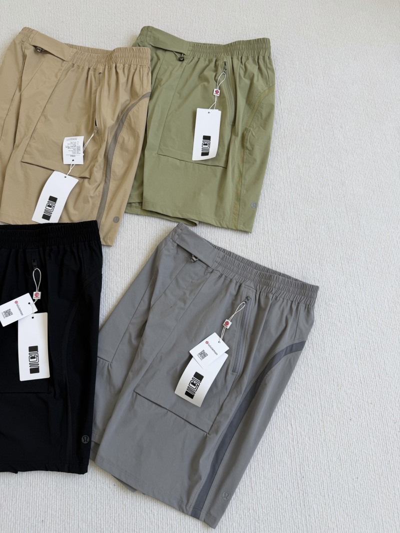 Мужские спортивные шорты Lululemon, летние быстросохнущие с эластичным поясом Без бренда
