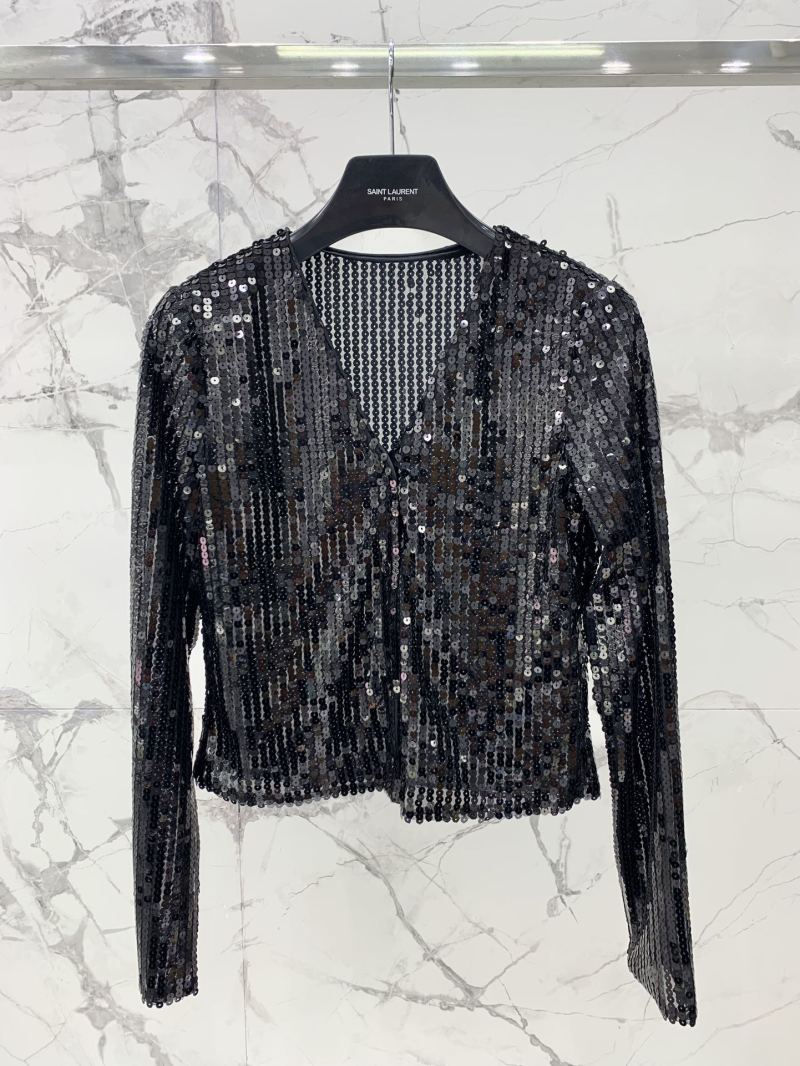 Кардиган Saint Laurent с пайетками