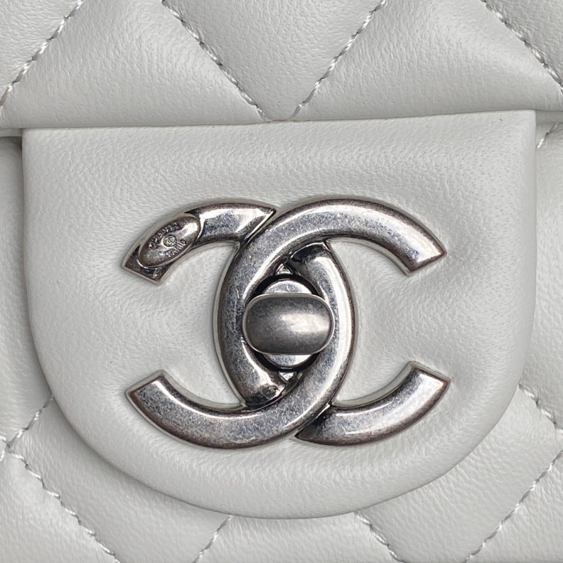 Женская сумка через плечо, белый цвет Chanel