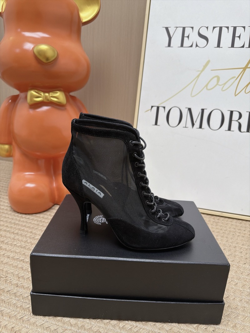 Женские ботильоны Alaia черного цвета Alaïa