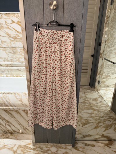 Плиссированные брюки Dolce & Gabbana с цветочным принтом