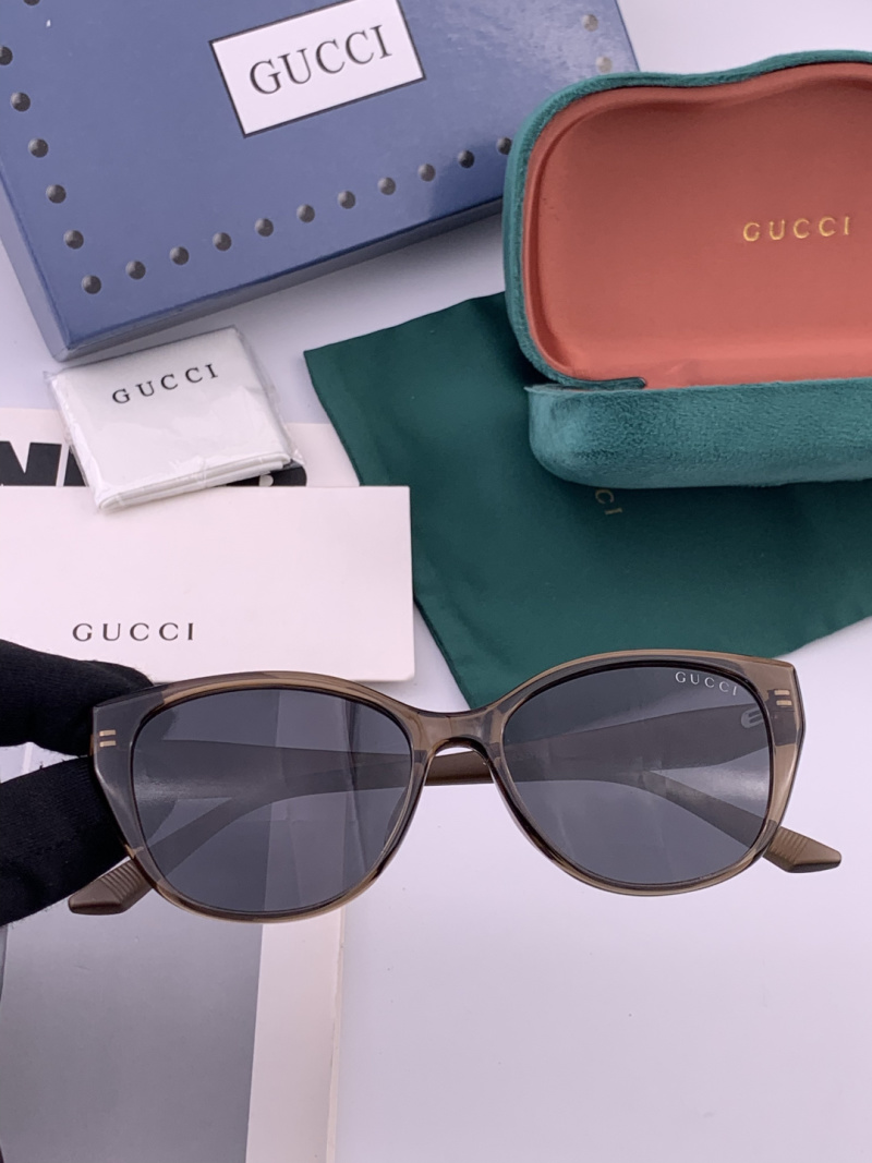 Солнцезащитные очки черные стильные квадратные Gucci
