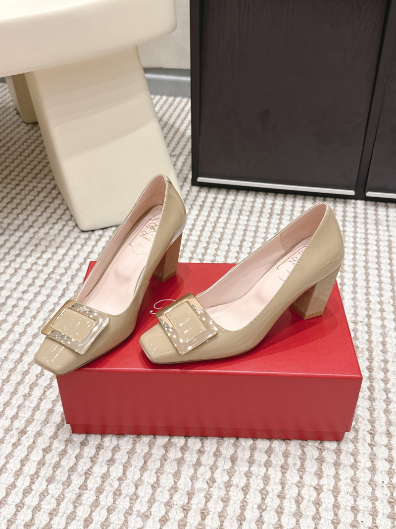 Roger Vivier женские туфли на каблуке с квадратным носком