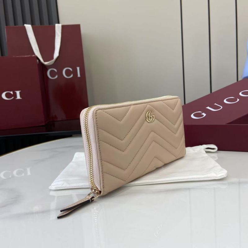 Портмоне Gucci с молнией и логотипом GG