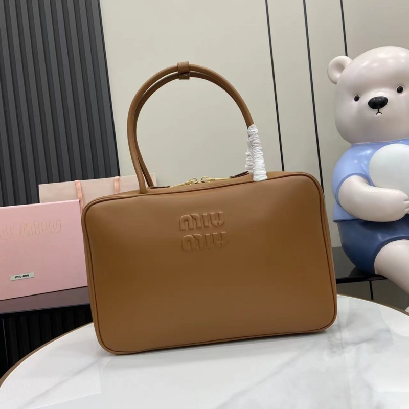 Сумка Miu Miu коричневая с ручкой