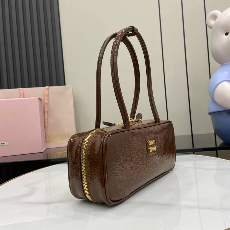 Сумка-тоут Miu Miu коричневый