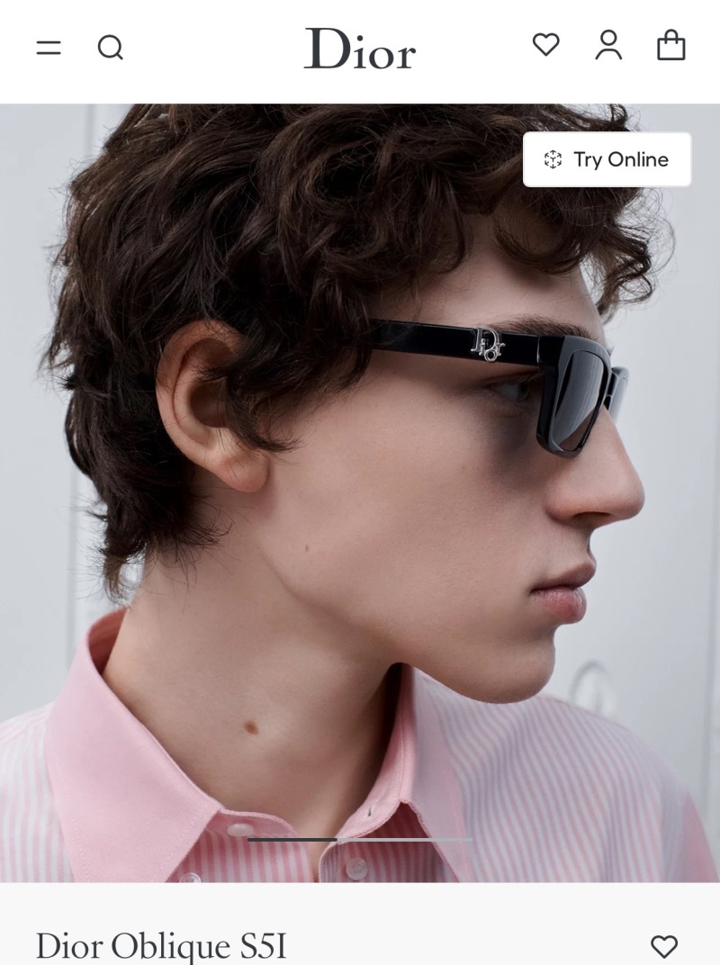 Солнцезащитные очки Dior с оправой в стиле Oblique