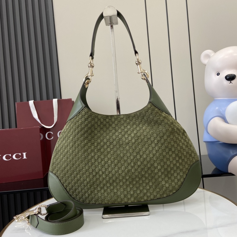 Сумка Gucci зеленая с монограммой
