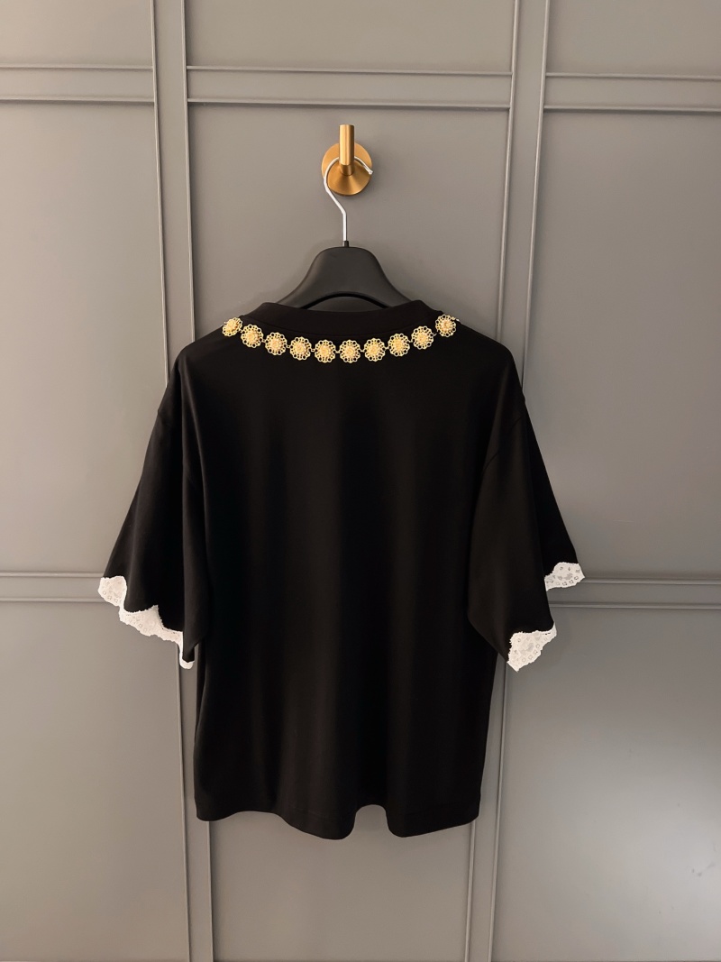 Топ с вышивкой и пайетками Dolce & Gabbana