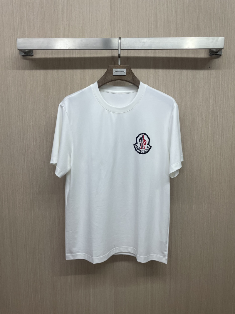 Футболка Moncler с пиксельным логотипом