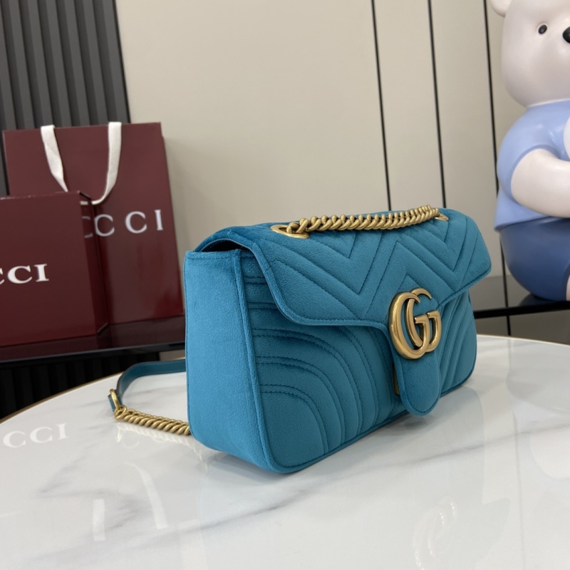 Сумка Gucci с цепочкой и замком GG