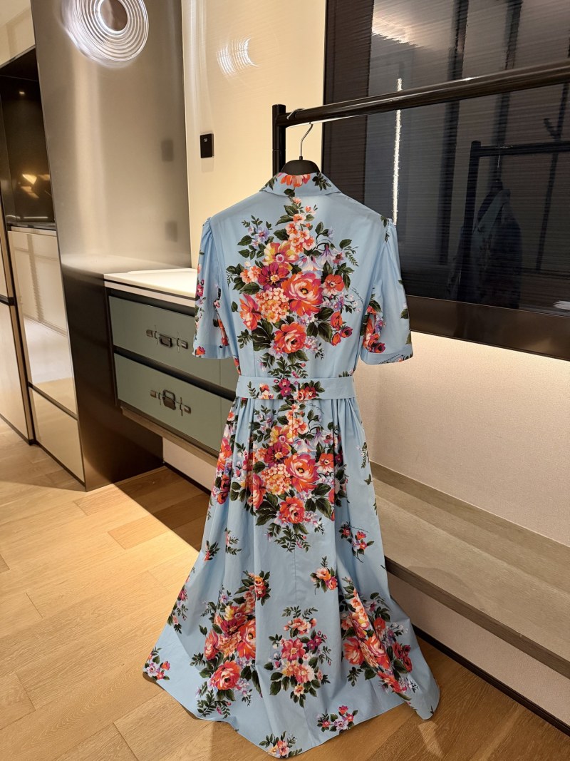 Вечернее платье с цветочным принтом Dolce & Gabbana
