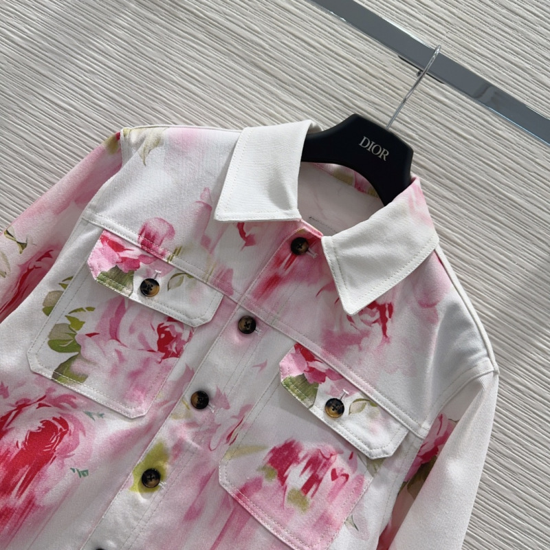 Женский жакет с цветочным принтом Dior