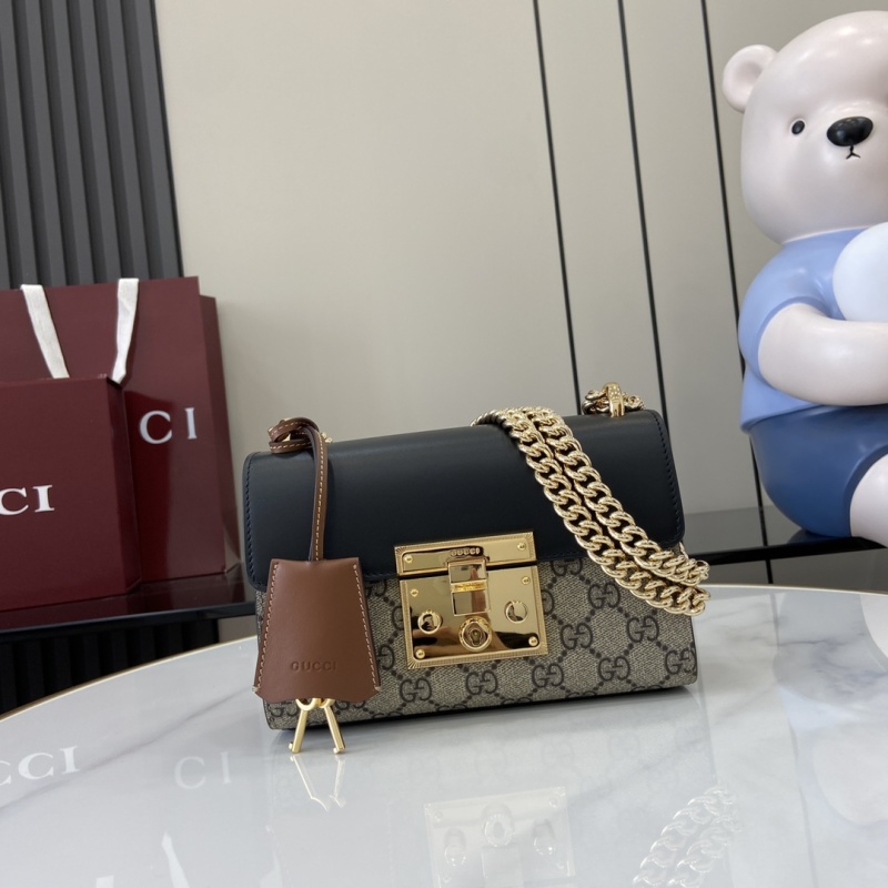 Сумка Gucci с цепочкой и замком