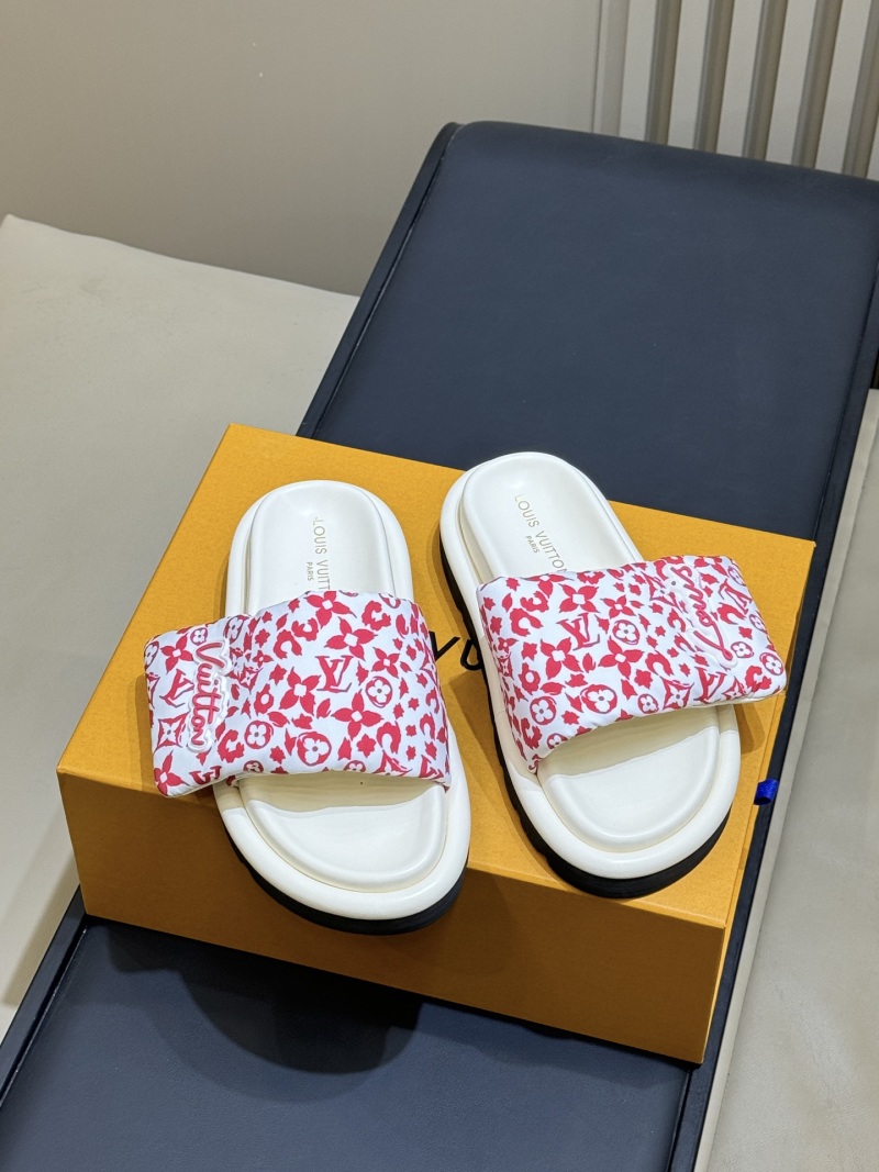 Босоножки с принтом Louis Vuitton