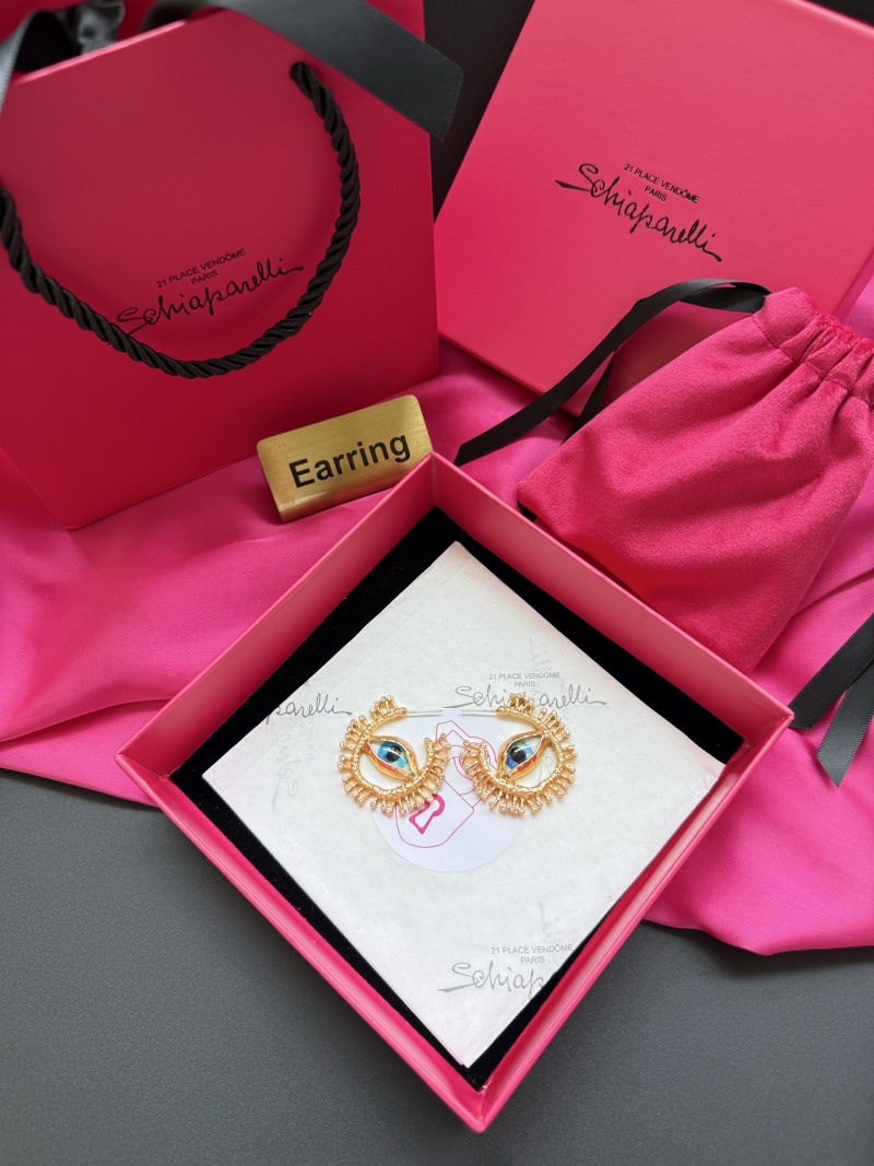 Серьги в форме глаз Schiaparelli