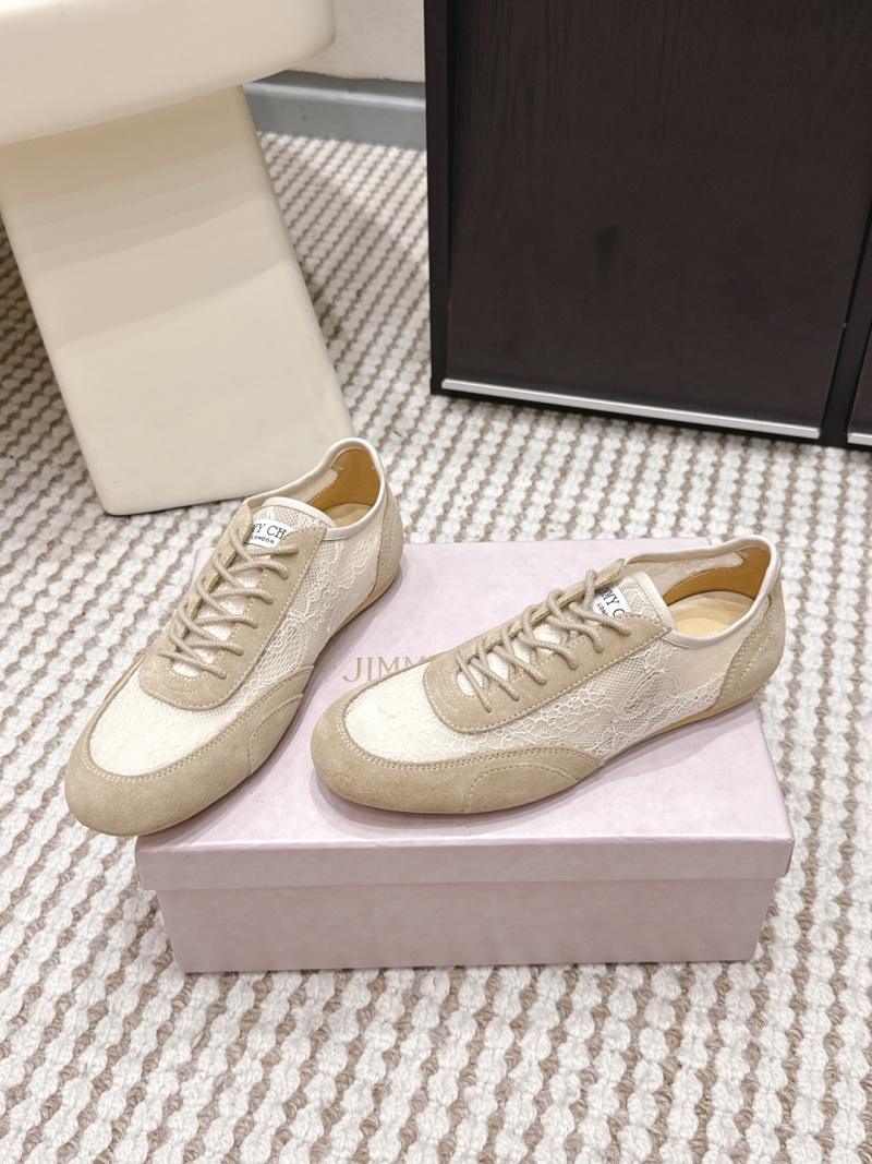 Женские кроссовки Jimmy Choo с леопардовым принтом и замшевыми вставками