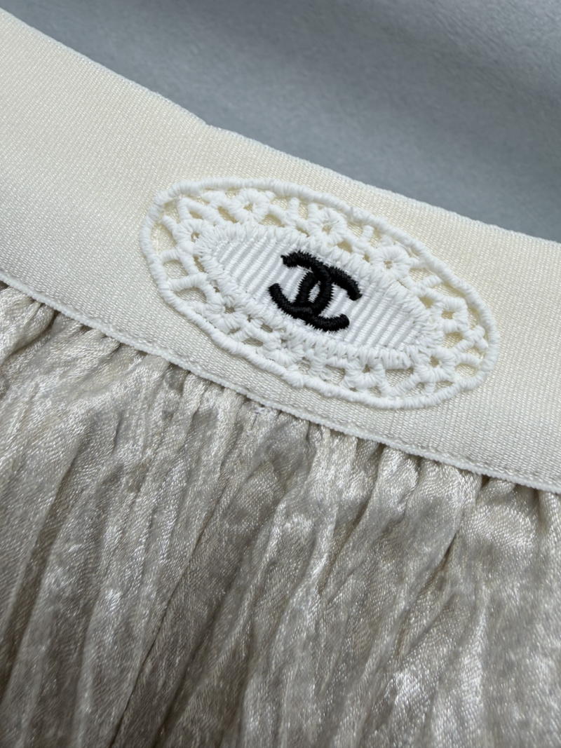 Юбка Chanel с металлизированным крепом