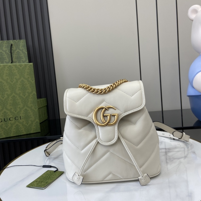 Рюкзак Gucci White GG Marmont