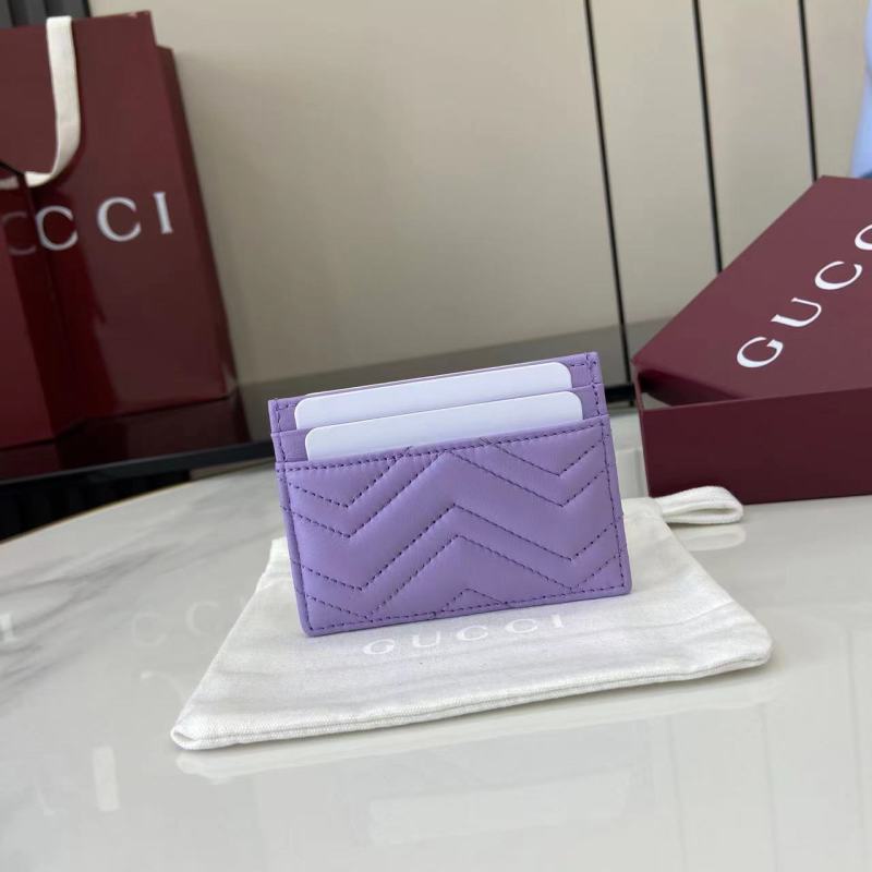 Картхолдер Gucci фиолетовый с логотипом GG