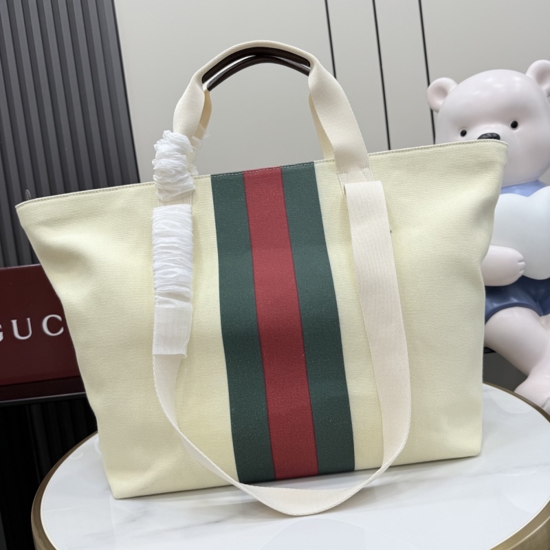 Сумка-тоут Gucci с красно-зеленой полосой