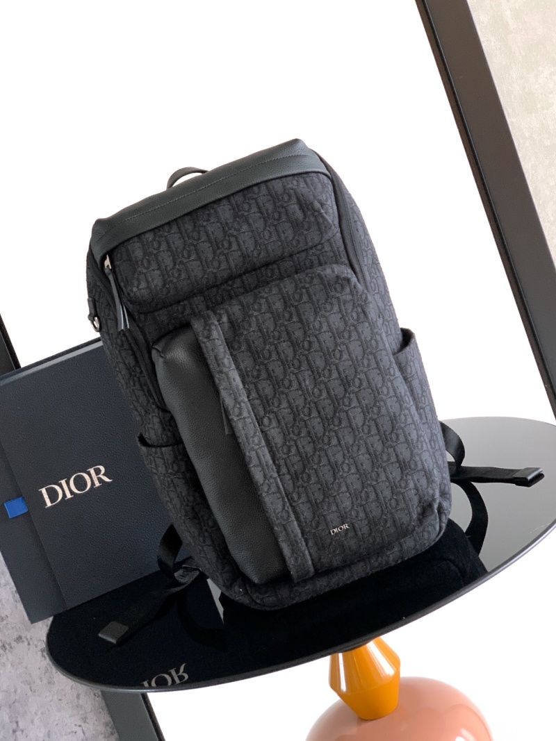 Рюкзак Dior черный с принтом