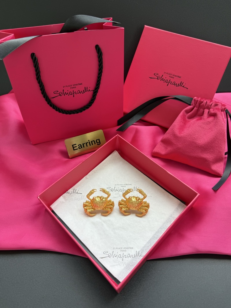 Серьги в виде крабов Schiaparelli