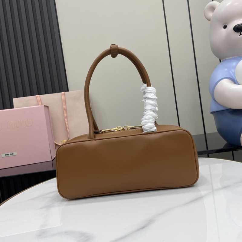 Сумка Miu Miu коричневая с замком