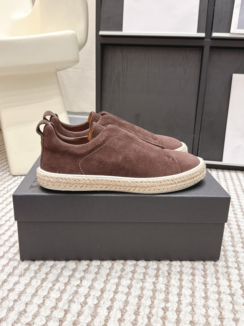 Мужские замшевые кеды ZEGNA Triple Stitch SECONDSKIN