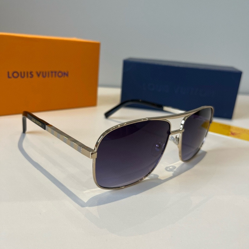 Солнцезащитные очки Louis Vuitton стиль авиатор