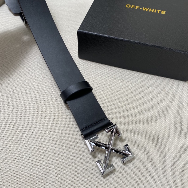Кожаный ремень с пряжкой в виде стрелок Off-White