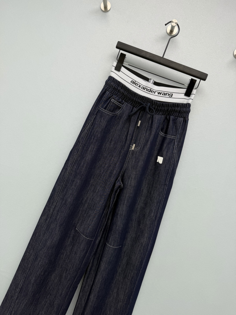 Джинсы Alexander Wang с эластичным поясом