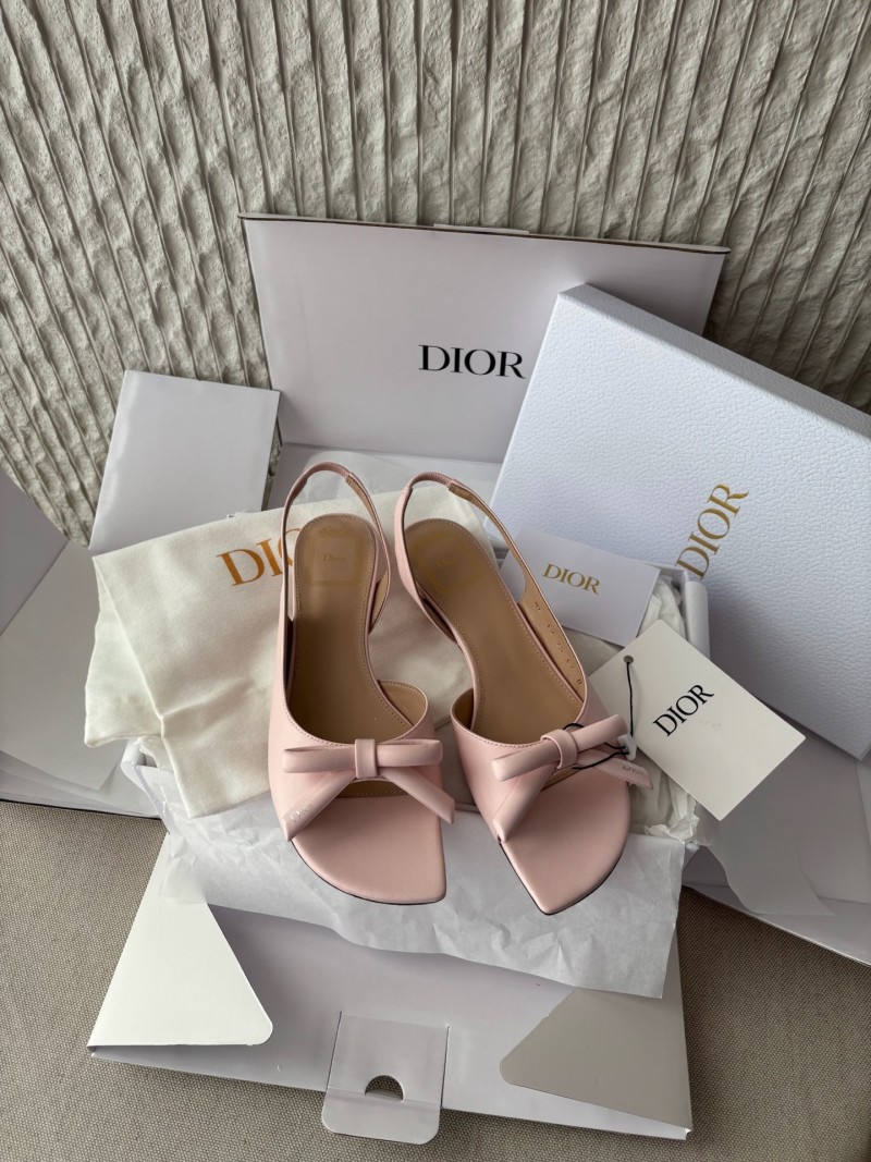 Босоножки Dior с бантом
