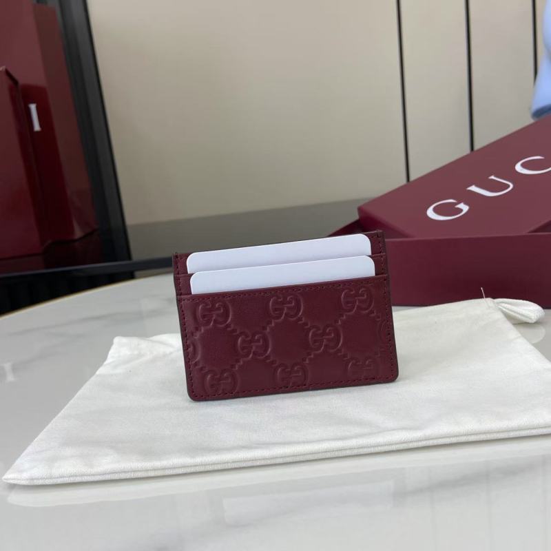 Картхолдер Gucci бордовый