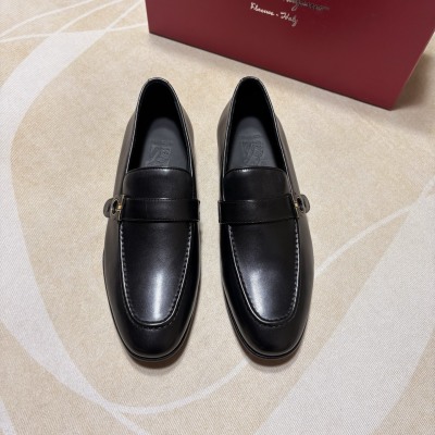 Мокасины мужские черные Salvatore Ferragamo