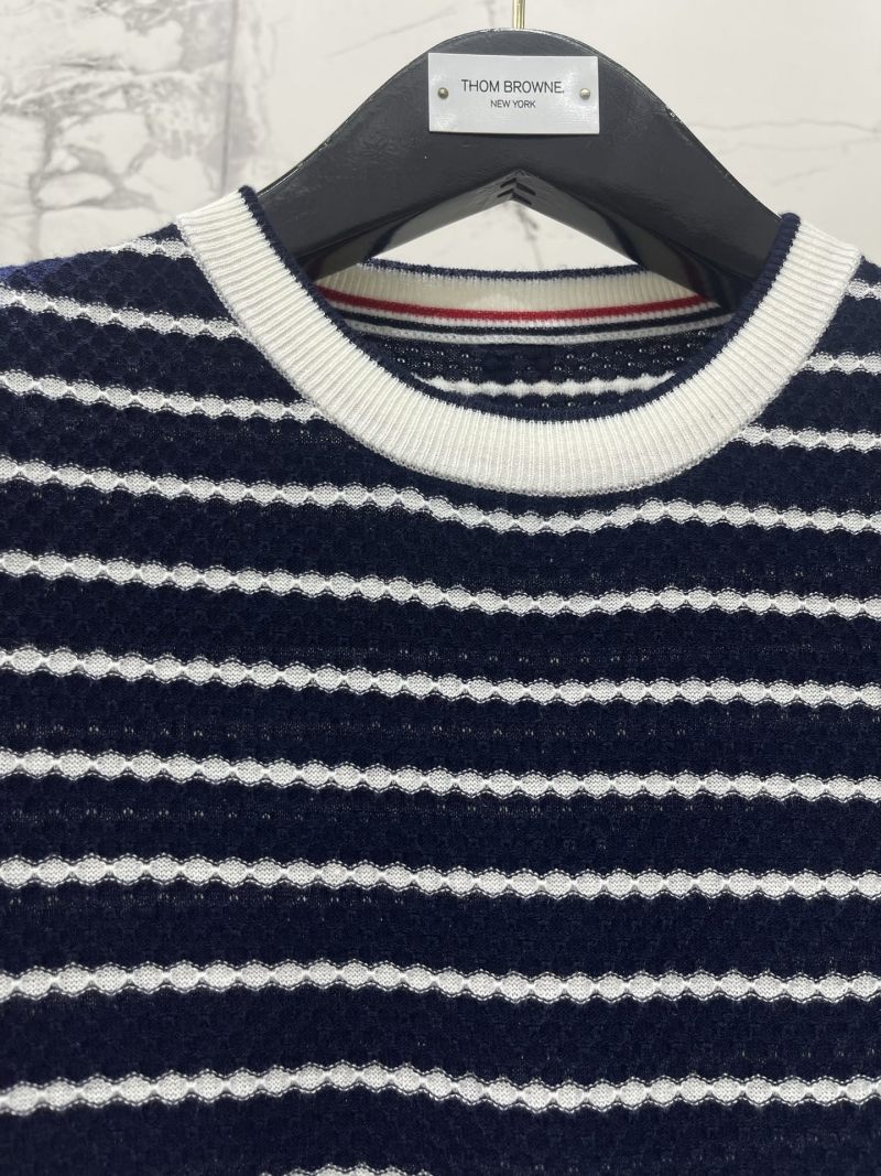 Женская полосатая футболка Thom Browne