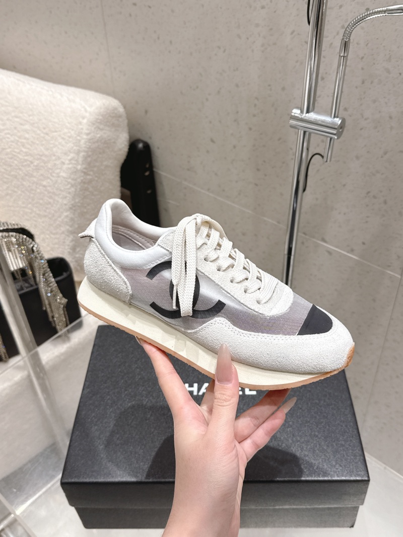 Женские кроссовки со смешанным верхом Chanel