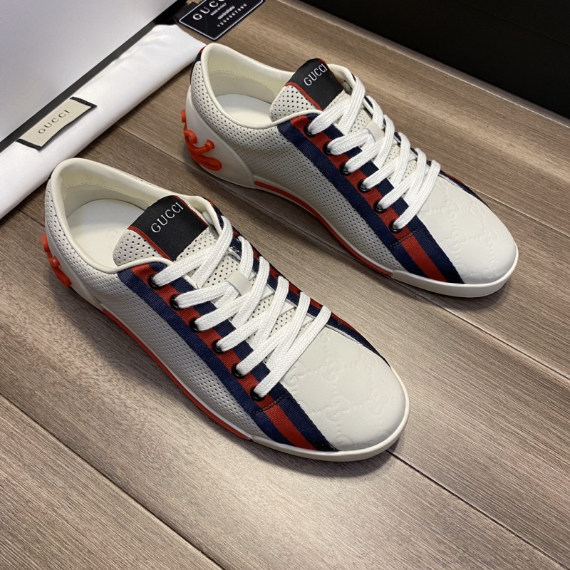 Мужские классические кроссовки с контрастной отделкой Gucci