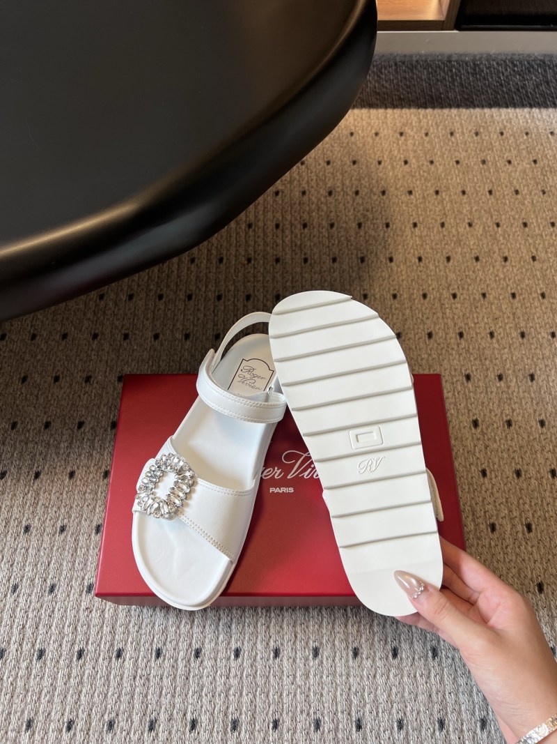 Босоножки Roger Vivier белые