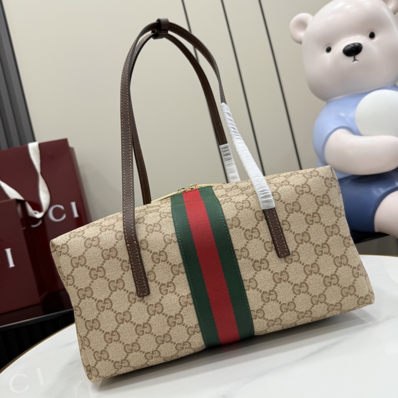 Сумка Gucci с монограммой и полосой