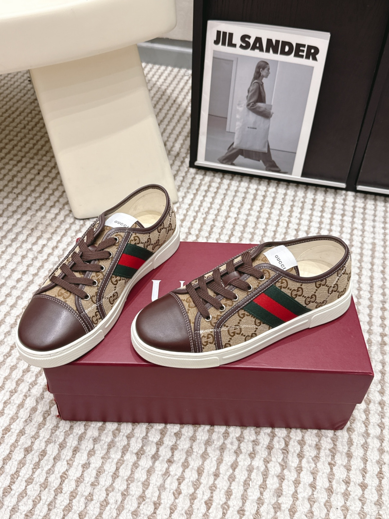 Gucci мужские кеды с принтом GG