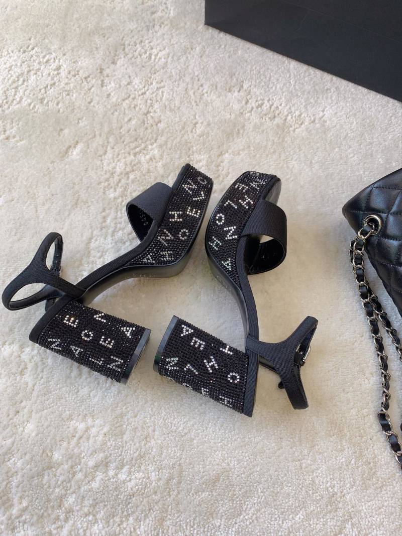 Босоножки женские на платформе Chanel